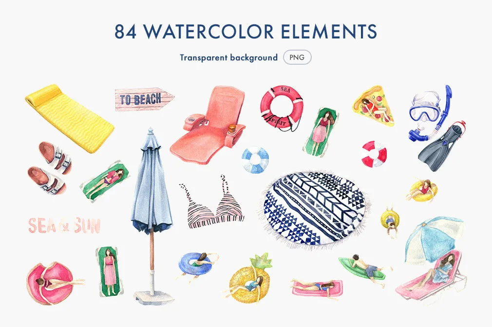 Forever Summer Watercolor Set