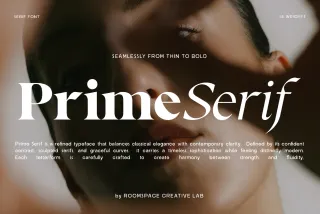 RCL Prime Serif – Modern Editorial Serif Family