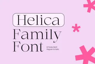 Helica - Elegant Serif Font Family
