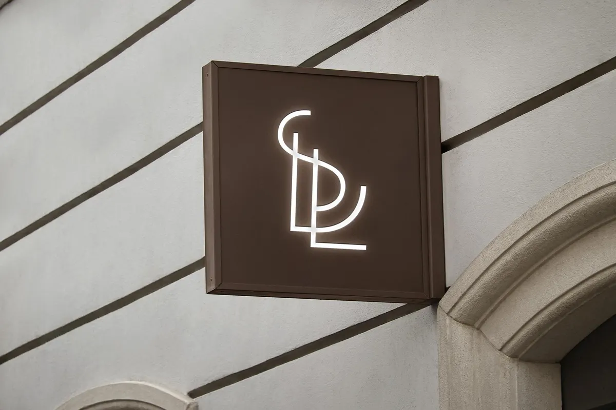 Luxury Sign Logo Mockup