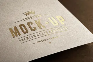 Close-Up Logo Mockups