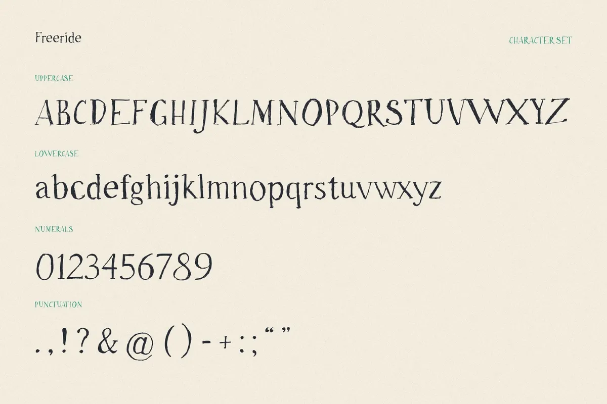 Freeride Grunge Serif