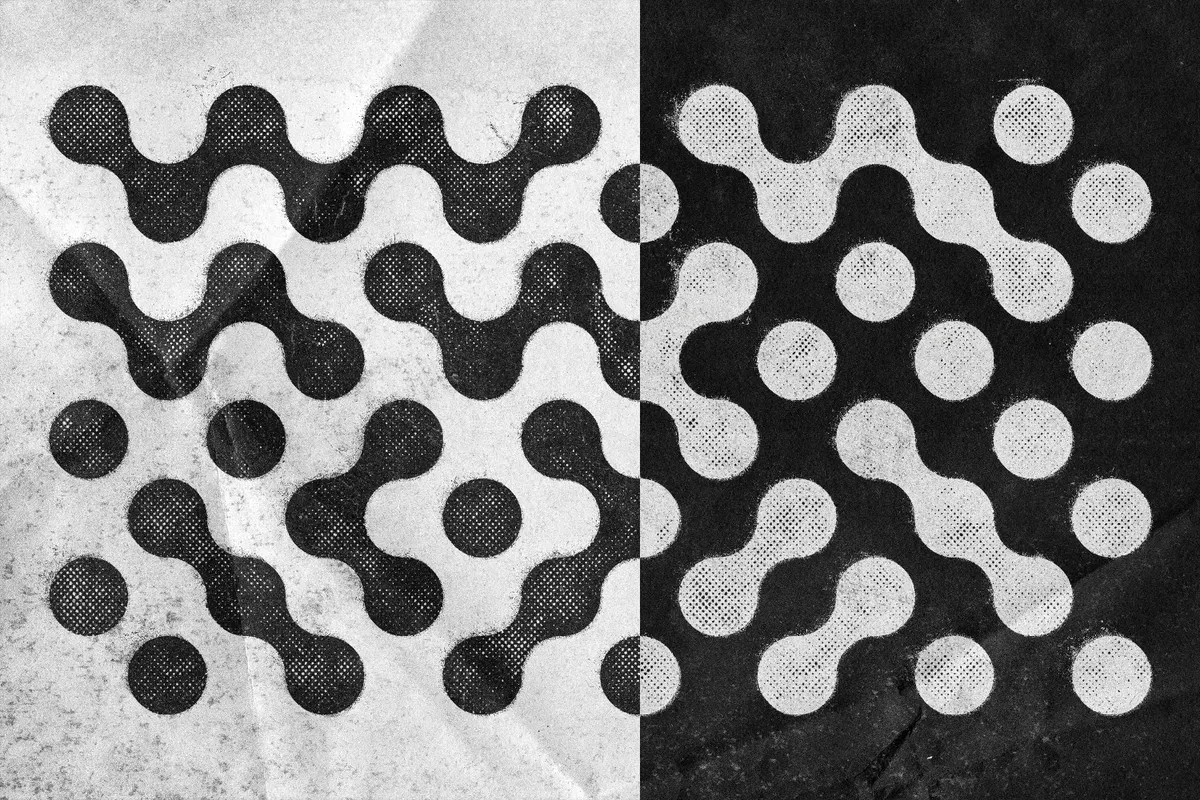 B&W Stencil Text Effect | Pixelbuddha