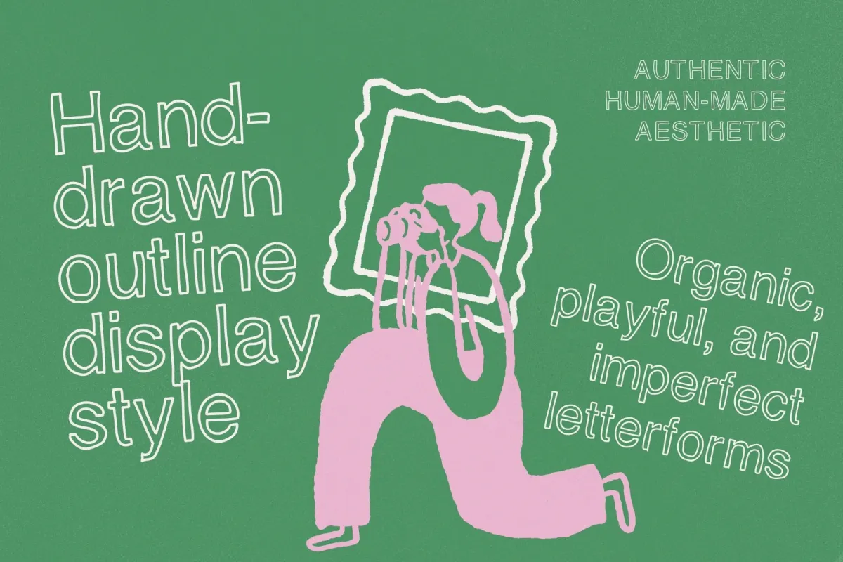 Happy Hallow - Outline Display Typeface