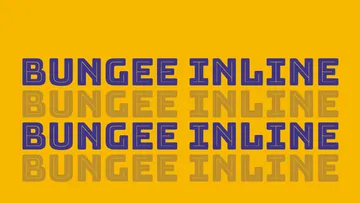 Bungee Inline Font