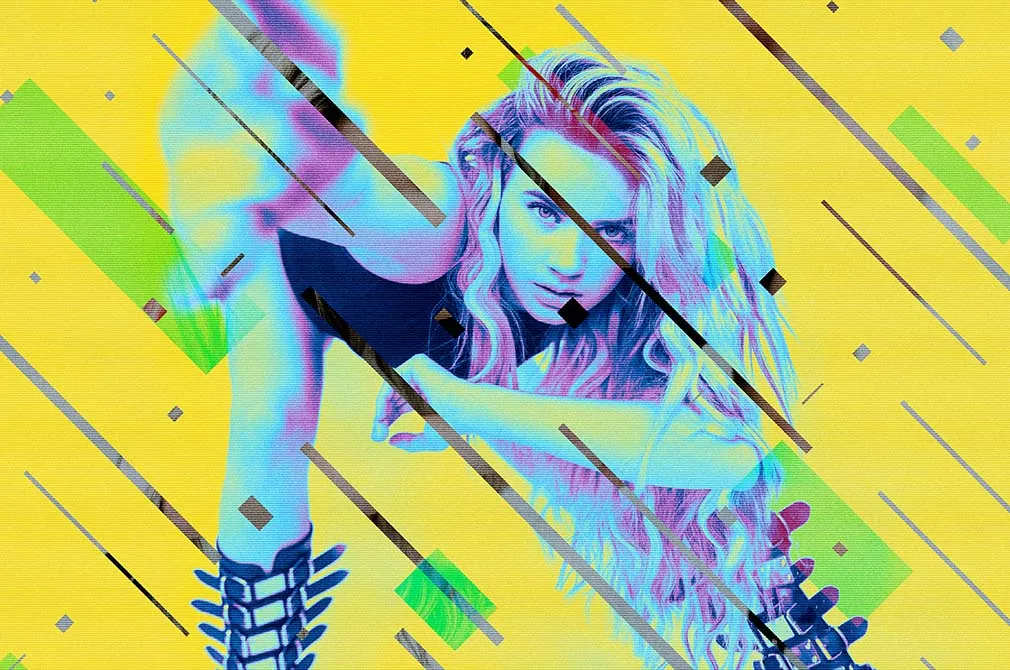 Dynamic Glitch Effect