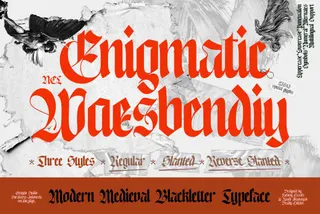 NCL Enigmatic Waesbendiy — Blackletter Font