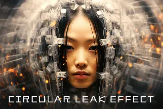 Circular Leak Photo Effect