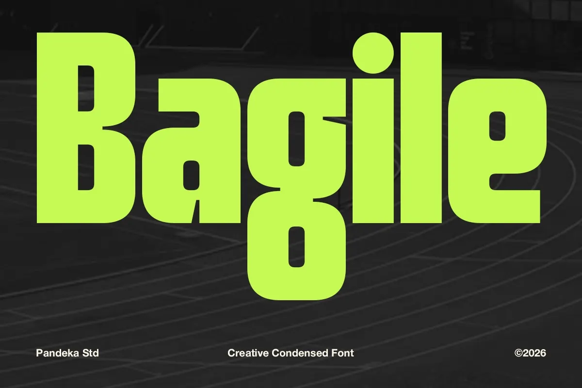 Bagile - Sports Condensed Font