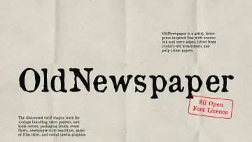 OldNewspaper Typewriter Font