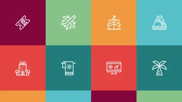 Travel & Vacation Icons Set