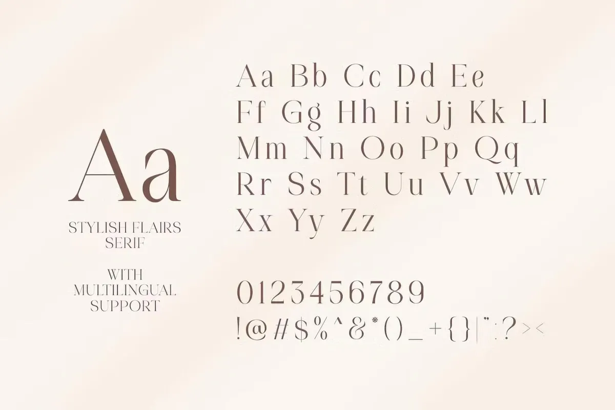 Stylish Flairs — Luxury Font Duo