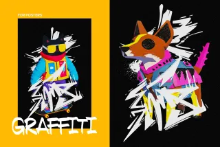 Graffiti Poster Photo Effect
