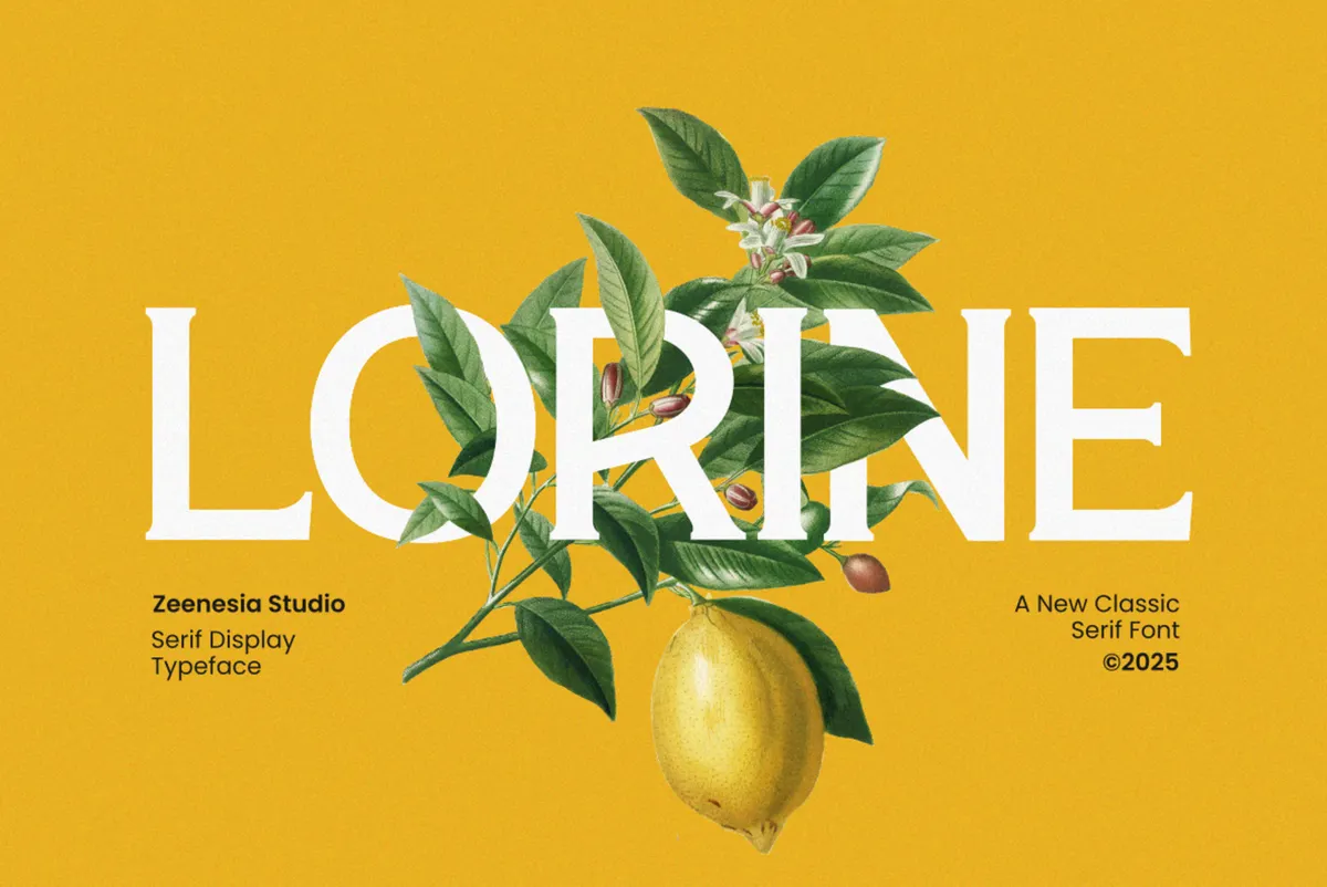 Lorine - Elegant Serif Display Font