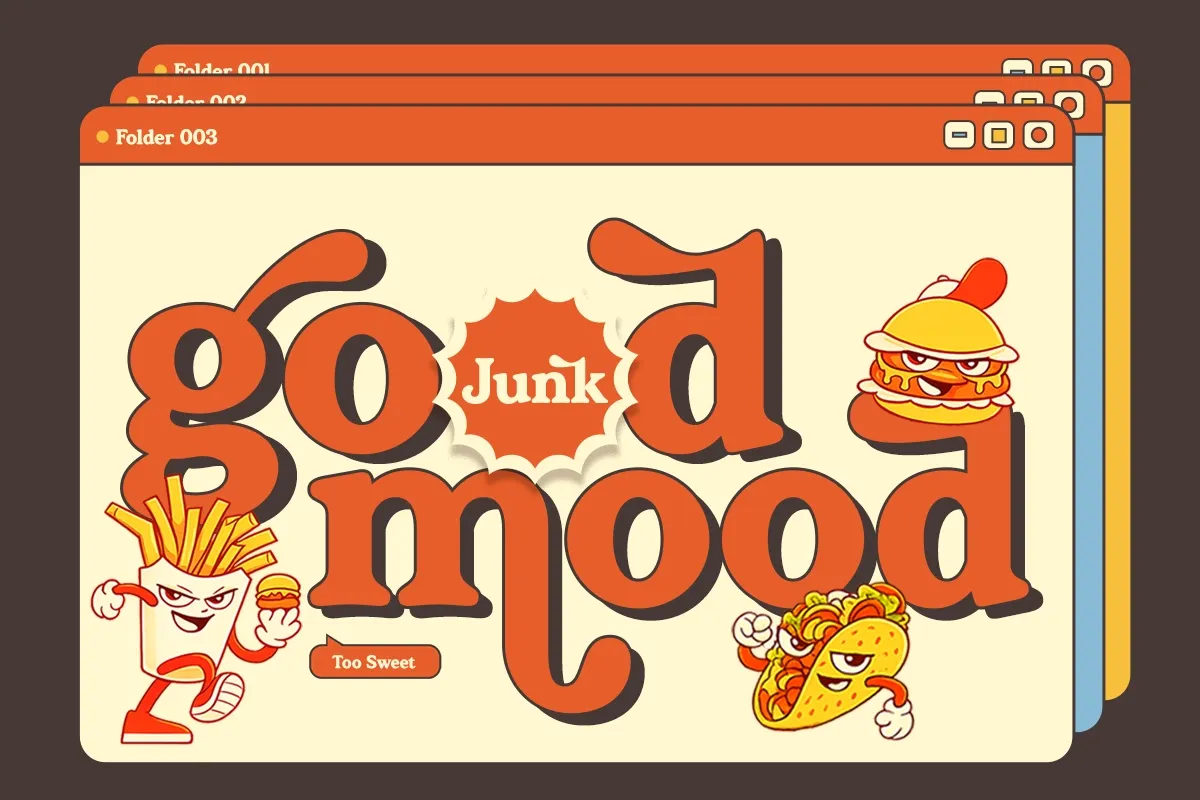 GC Sunday Railway - Groovy 70s Serif Font