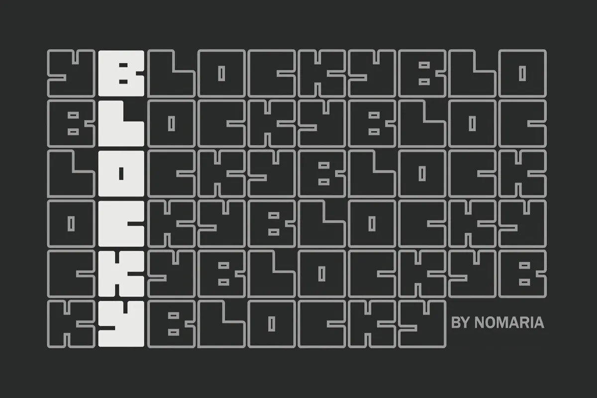 Blocky Font