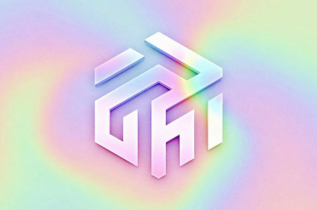 Holographic Text Effect