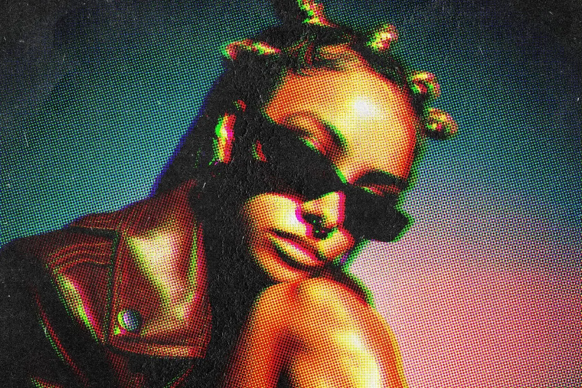 Halftone Magazine Photo Effect