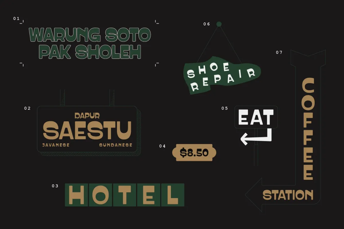 PRAK Trotoer - Vintage Display Font
