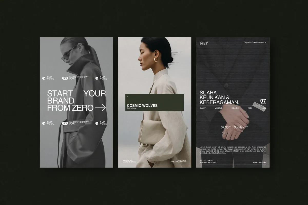 ZORA | Instagram Post & Story Templates for Canva Vol.3