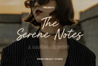 Serene Notes – Handmade Font Duo