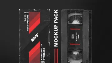 Old VHS Mockup Pack