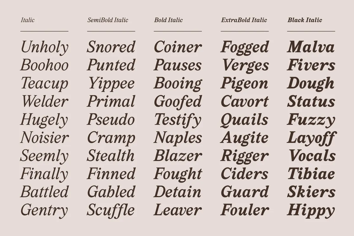 Marjorie - Elegant Serif Font Family
