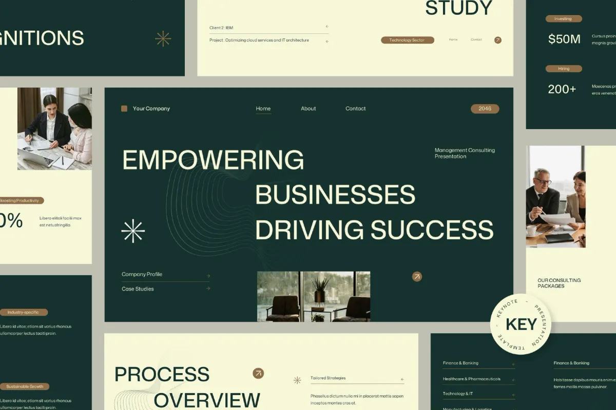 Management Consulting Keynote Template