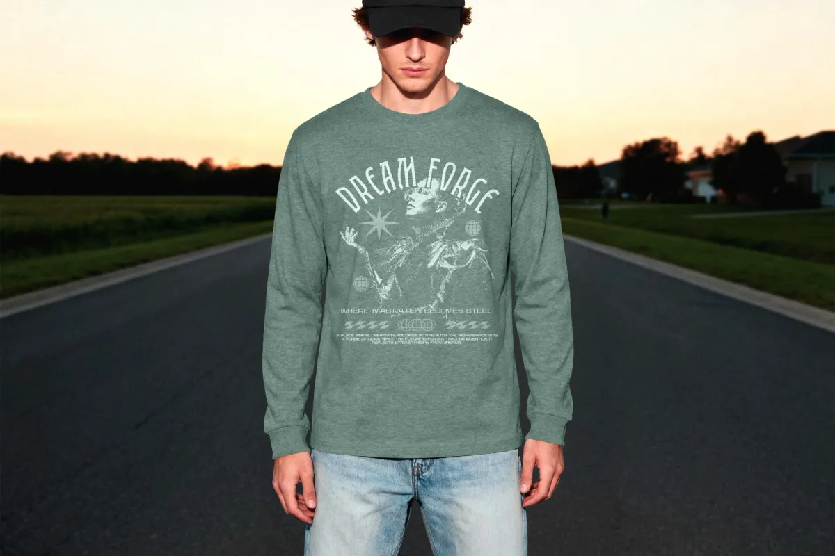 Longsleeve Mockup Front View