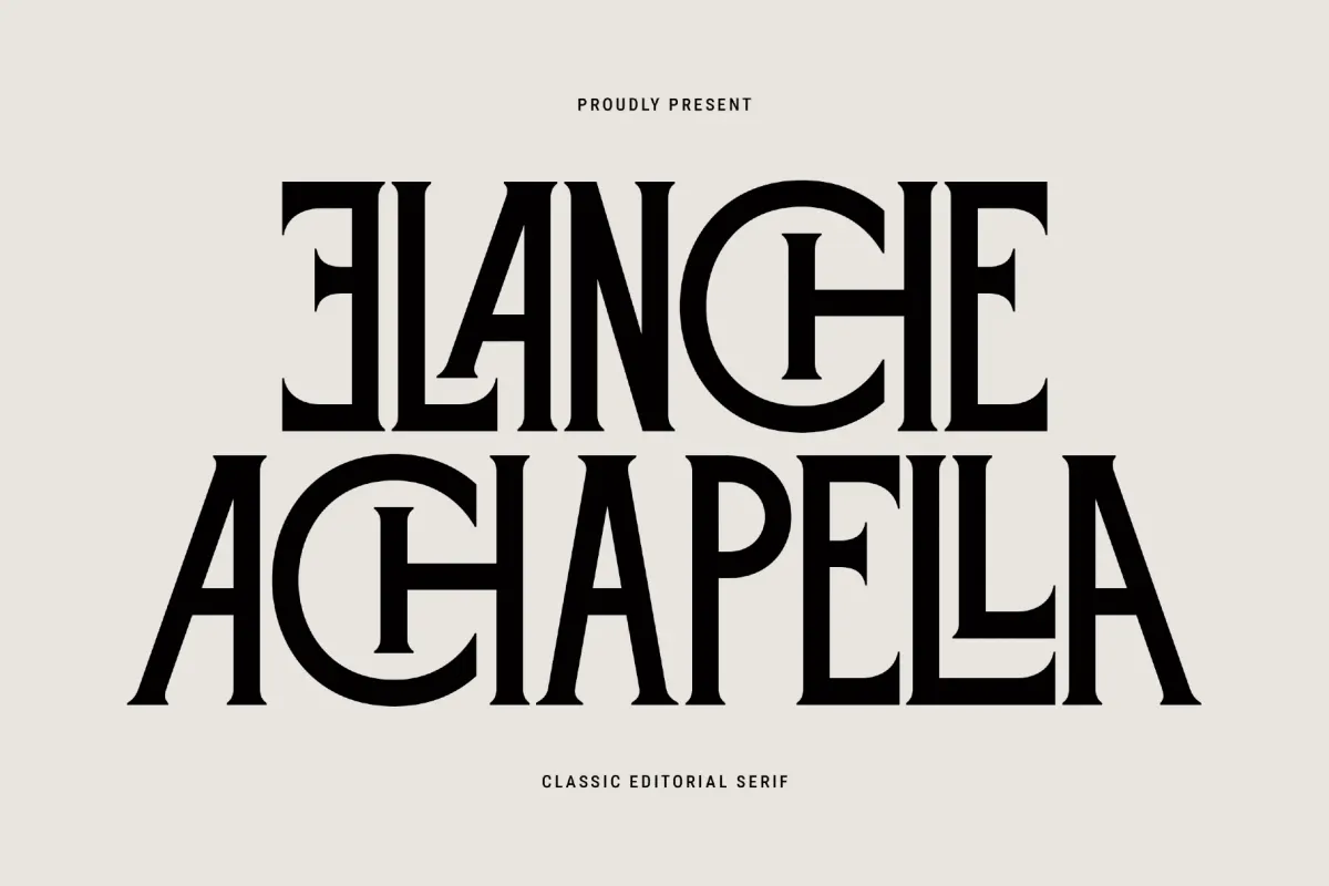 Elanche - Classic Editorial Serif Font