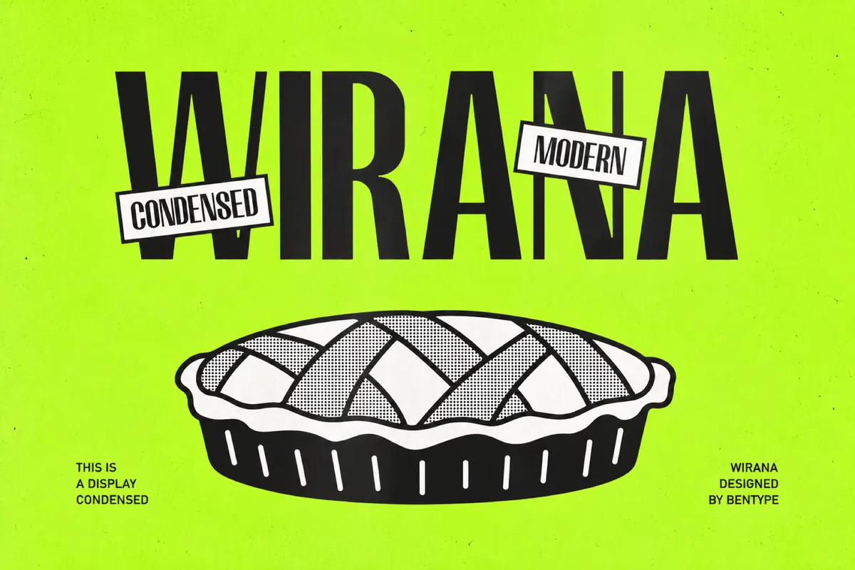 Wirana - Tall Condensed Display Font