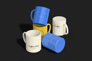 Ceramic Coffee Mug Mockup