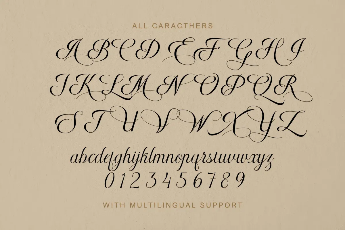 Radiate — Stylish Wedding Script