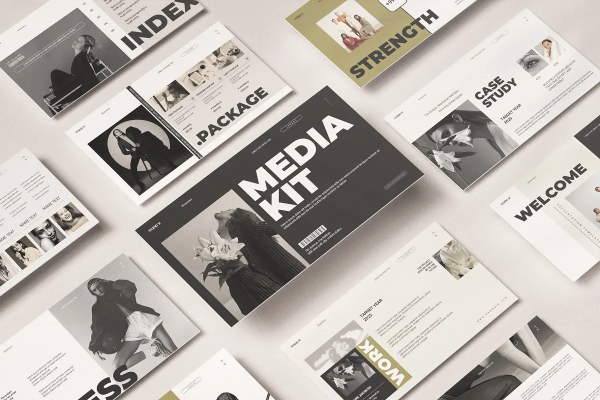 Brand Media Kit Presentation Template