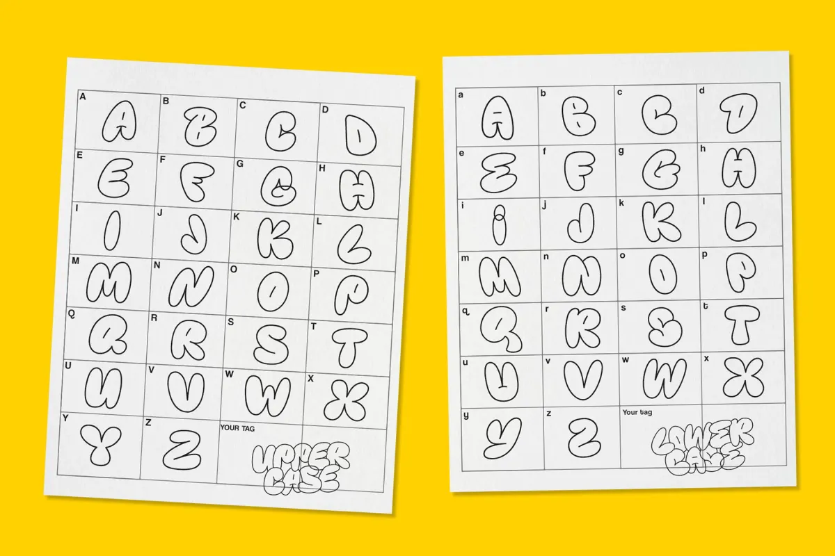 KNERD Bubble Font