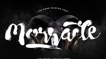 Morracle Brush Font