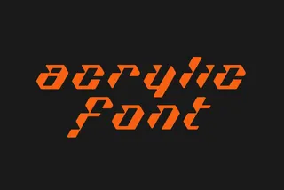 Acrylic Font