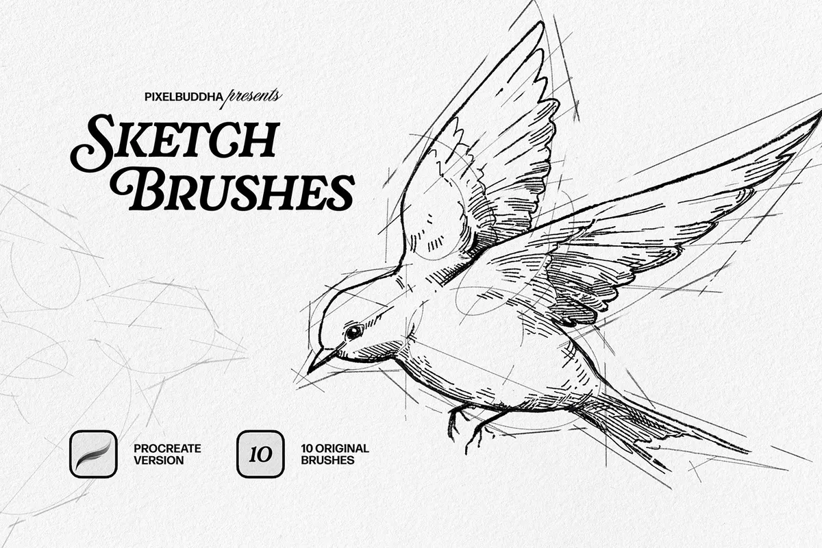 18 in 1 Procreate Brushes Bundle