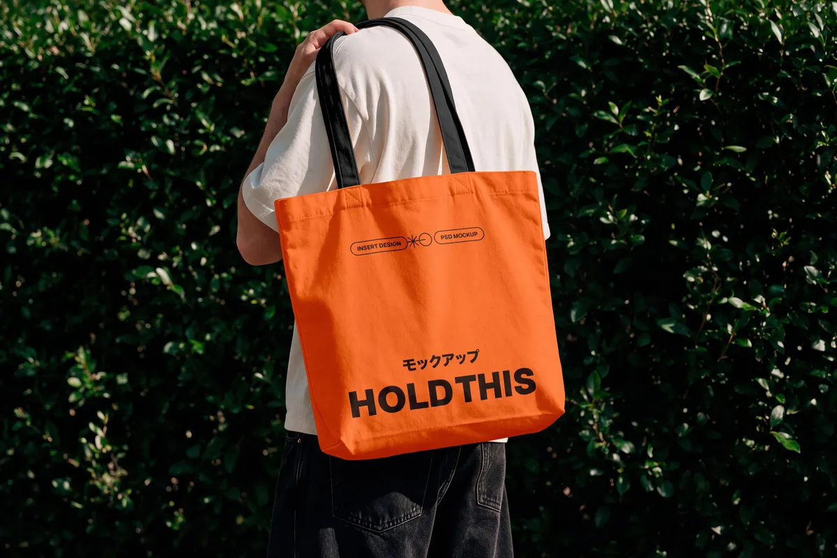 Commercial Tote Bag Mockup