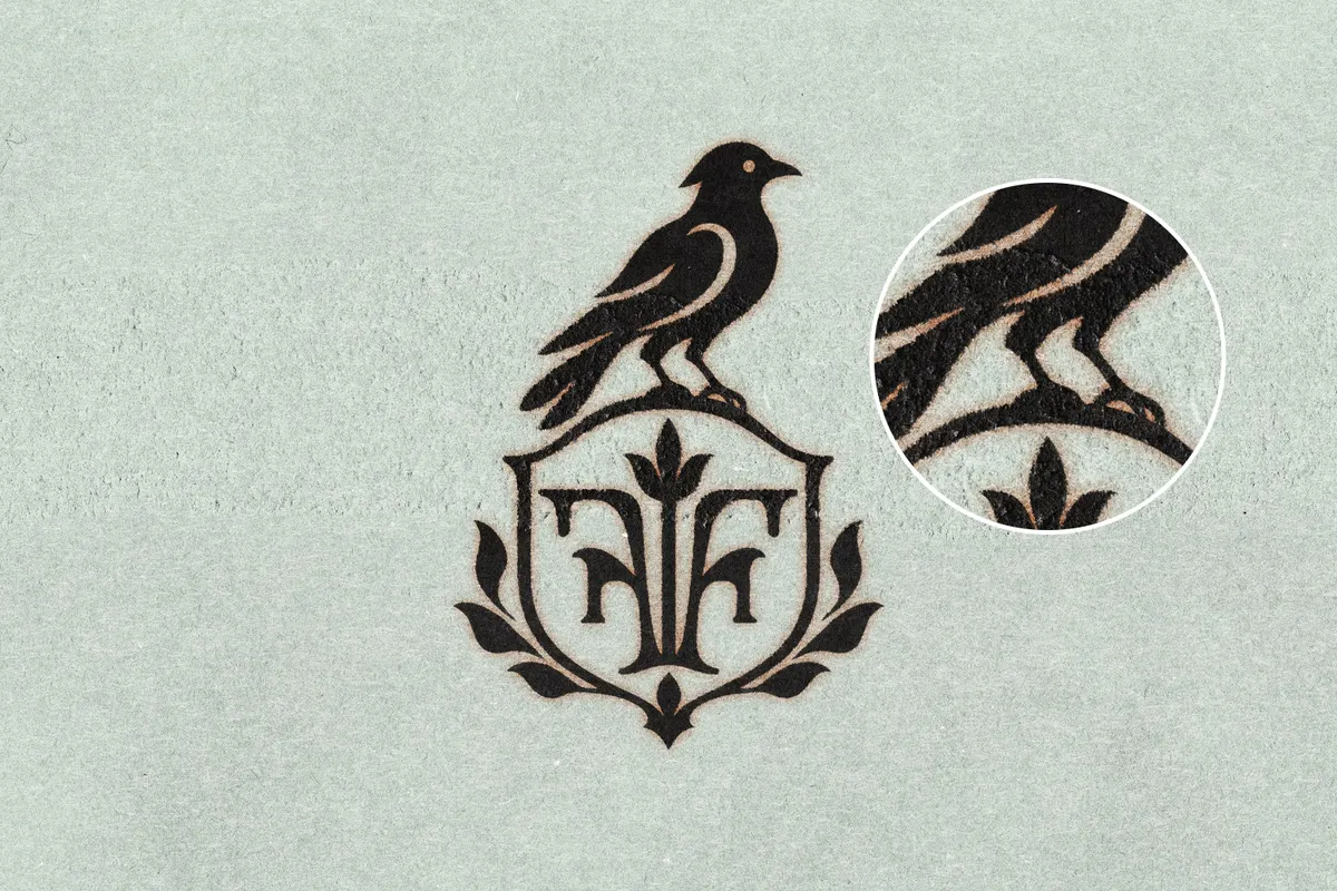 Vintage Print Stamp Effect