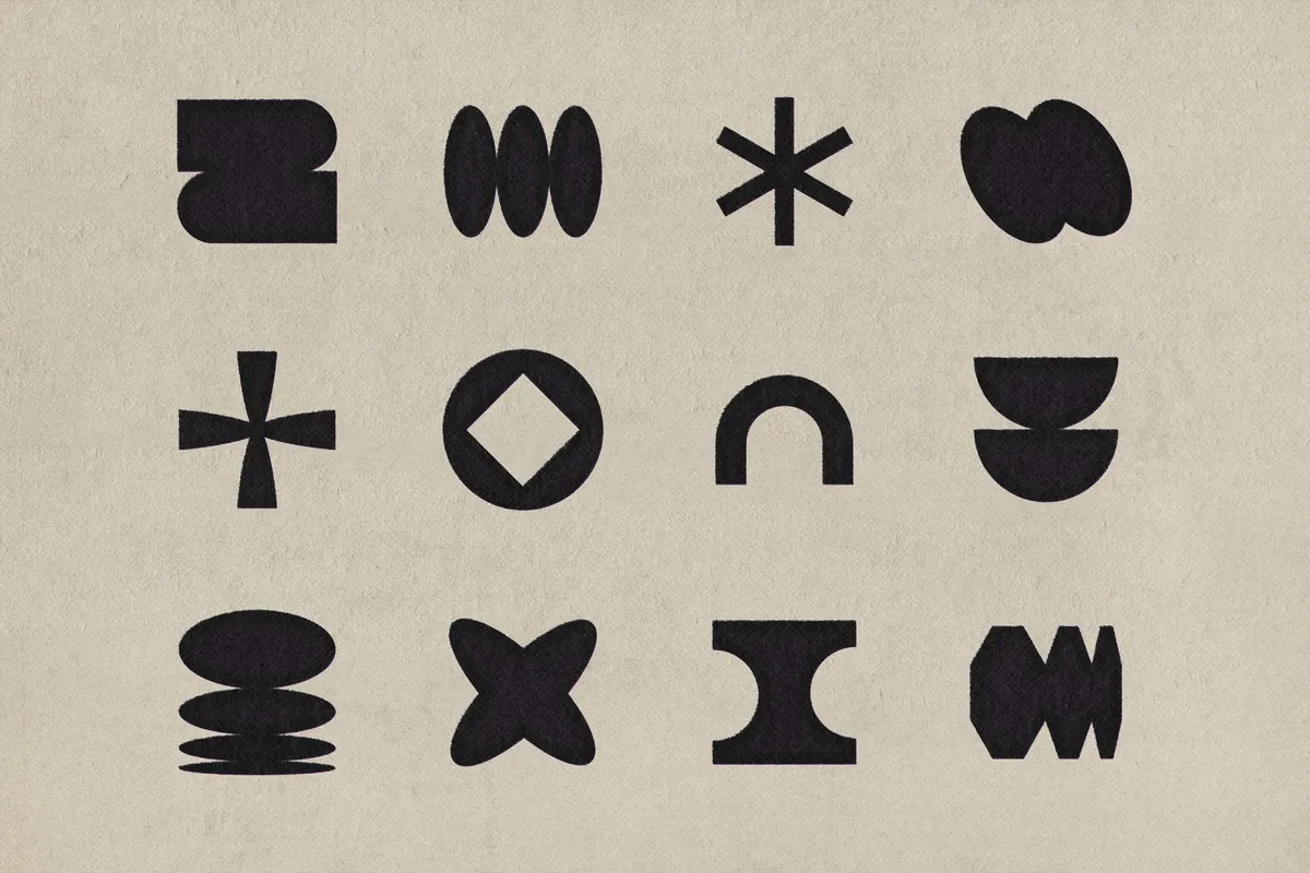 Brutalist Vector Shapes