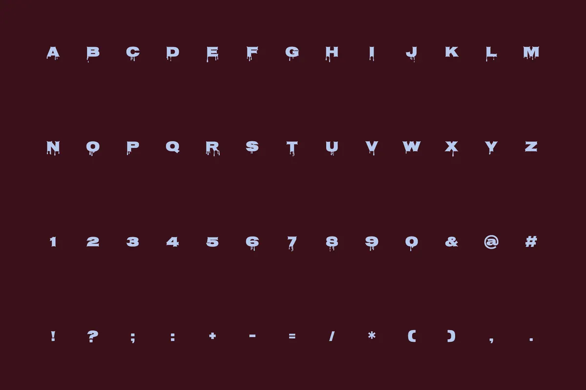 Nosifer - Free Dripping Horror Font