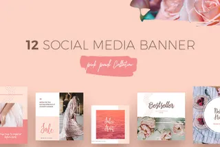 Peach Social Media Templates