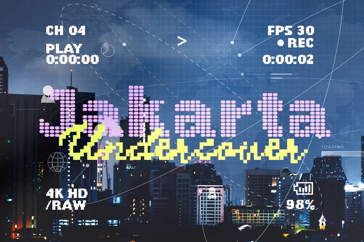 Digital Match - Pixel Font Duo