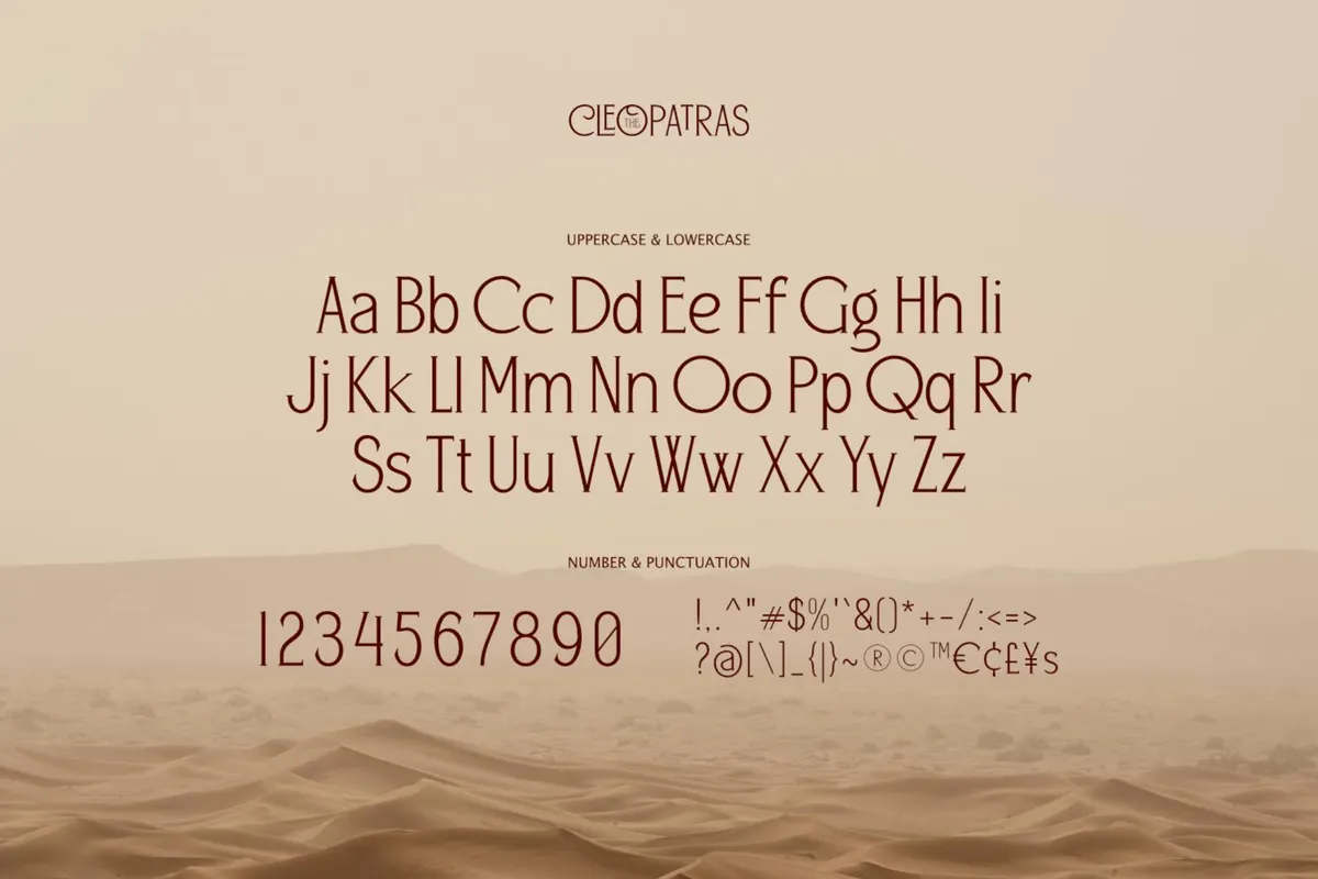 The Cleopatras - Heritage Font