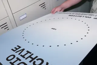 Poster Print Close-Up Mockup