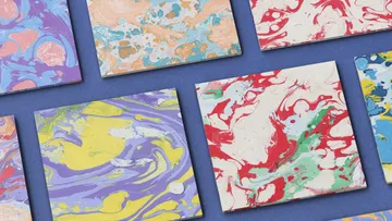 Ink Marble Paper Textures