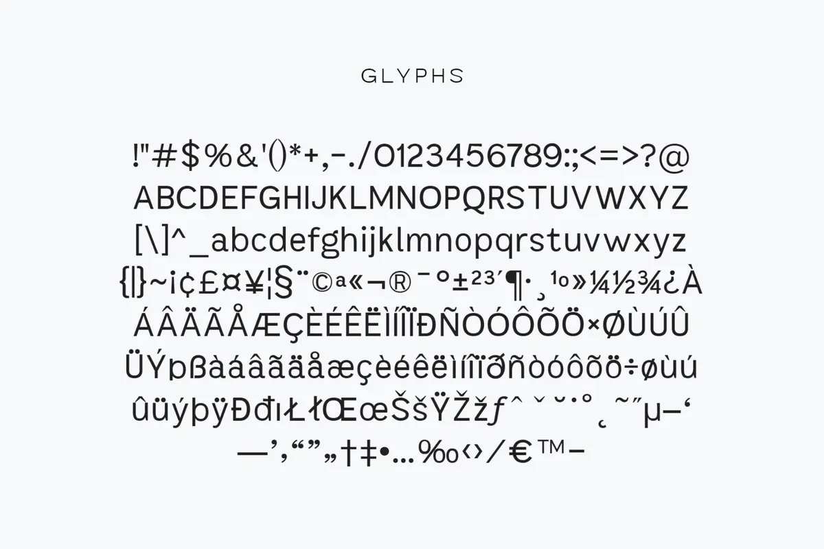 Mavora Sans Typeface - 45 Weights
