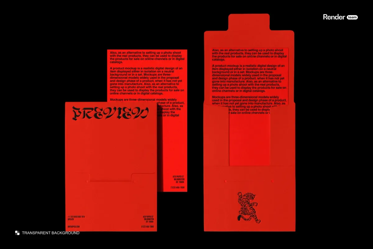 Envelope & Letterhead Mockup Set