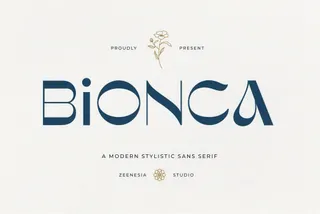 Bionca Stylistic Sans Serif